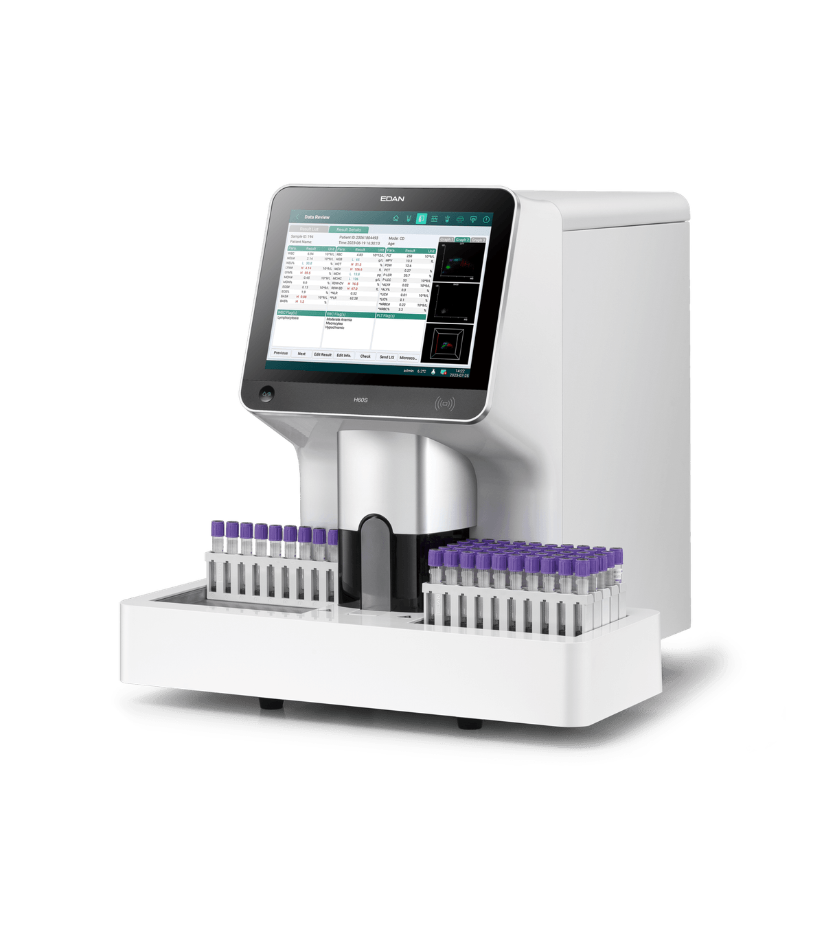  Automatic Haematology Analyser Edan H60/Edan H60S