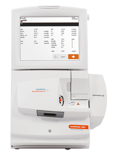 RAPIDPoint 500e blood gas, electrolyte and metabolite analyser